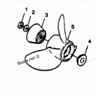 H1253X89B Straight Hub Props