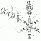 H0507B89B Коленвал и поршни