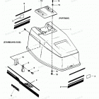 H0507P89B Engine Cover Spectrum & Bayliner Models