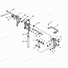 H1258L89B Swivel Bracket And Stern Brackets Models With Power Trim