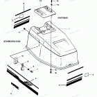 H0507C89C Engine Cover Spectrum & Bayliner Models
