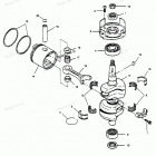 H0505C89B Коленвал и поршни