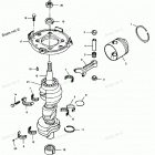 H0858F89B Коленвал и поршни