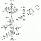 H0856T88B Коленвал и поршни