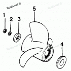 H0856C88B Flared Hub Props