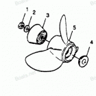 H1254X89A Straight Hub Props