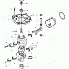 H0856F89F Коленвал и поршни