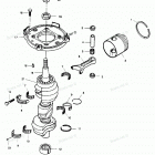 H0856X89D Коленвал и поршни