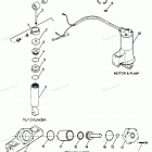 H0853F89B Parts Breakdown Tilt Cylinder, Trim Cylinder, Motor & Pu...