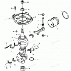 H0858X89H Коленвал и поршни