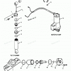 H1258W89B Parts Breakdown Tilt Cylinder, Trim Cylinder, Motor & Pu...