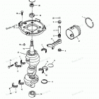 H085LD89C Коленвал и поршни