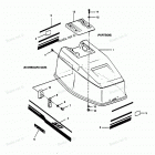 H0508F89C Engine Cover Spectrum & Bayliner Models