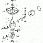 H0856F89G Коленвал и поршни