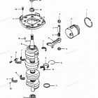 H1258F89A Коленвал и поршни