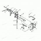 H1251A89B Swivel Bracket And Stern Brackets Models With Power Trim