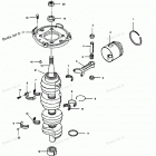 H1251E89C Коленвал и поршни