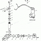 H1253X89B Parts Breakdown Tilt Cylinder, Trim Cylinder, Motor & Pu...