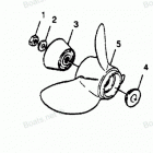 H1258X89A Straight Hub Props