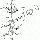 H0856W89C Коленвал и поршни
