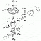 H0856Y89B Коленвал и поршни