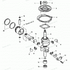 H0152S89A Коленвал и поршни