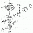 H085LD89B Коленвал и поршни