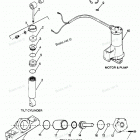 H0856A89B Parts Breakdown Tilt Cylinder, Trim Cylinder, Motor & Pu...