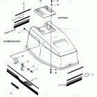 H0504P89B Engine Cover Spectrum & Bayliner Models