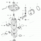 H1258L88B Коленвал и поршни
