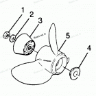 H1258T88B Straight Hub Props