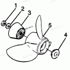 H1258T88C Straight Hub Props