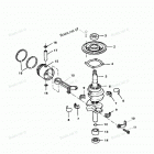 H0093S88A Коленвал и поршни