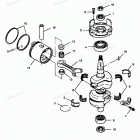 H0507C88E Коленвал и поршни