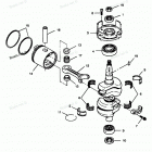 H0507D88C Коленвал и поршни