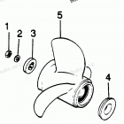 H0856T88B Flared Hub Props