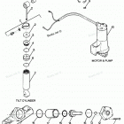 H0858N88A Parts Breakdown Tilt Cylinder, Trim Cylinder, Motor & Pu...