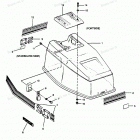 H0508V88D Engine Cover Bayliner Models