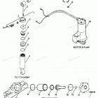 H0858F88C Parts Breakdown Tilt Cylinder, Trim Cylinder, Motor & Pu...