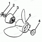 H1251F88D Straight Hub Props