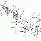 H1258C88B Swivel Bracket And Stern Brackets Models With Power Trim
