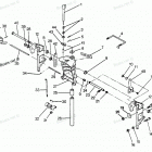H0854C88B Swivel Bracket And Stern Brackets Models Wihout Power Tr...