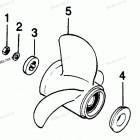 H1258M88C Flared Hub Props
