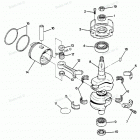 H0507F88A Коленвал и поршни
