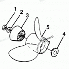 H0858C88B Straight Hub Props