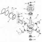 H0507Y88A Коленвал и поршни