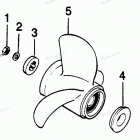 H1258L88C Flared Hub Props