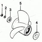 H1258F88C Flared Hub Props