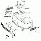 H0507D88C Engine Cover Bayliner Models