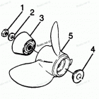 H1258C88C Straight Hub Props